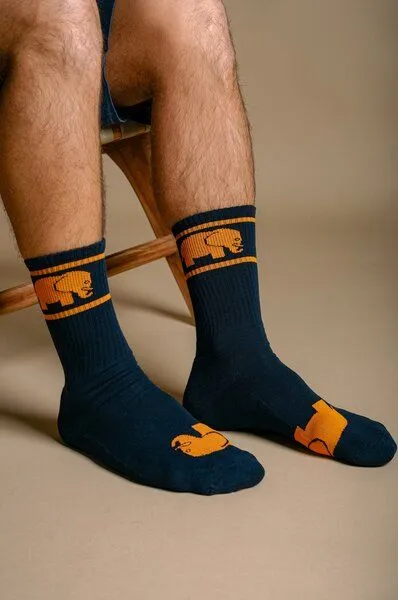 Trendsplant Trendsplant Navy Bamboo Athletic Socks, Blau, – Produktbild 4 von 4