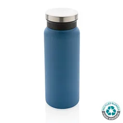 XD Collection RCS recycelte Stainless Steel Vakuumflasche 600ml, blau – Produktbild 1 von 1