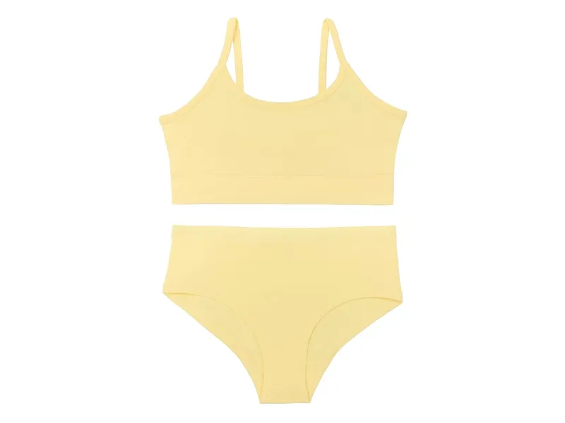 Leela Cotton Leela Cotton Mädchen Bustier + Hipster, Gelb, – Produktbild 1 von 1