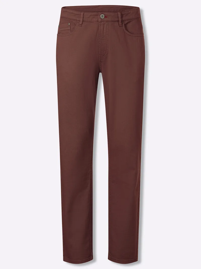 marco donati 5-Pocket-Hose, Schoko, – Produktbild 1 von 2
