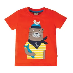 Frugi Frugi T-Shirt Otter in Koi Rot – Produktbild 1 von 1