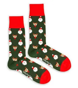 DillySocks DillySocks Socken Rudolph in the Forest aus Biobaumwoll-Mix – Produktbild 1 von 1