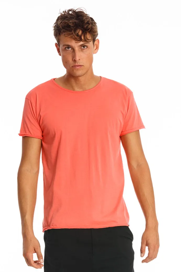 RAVENS VIEW IBIZA RAVENS VIEW IBIZA Herren vegan T-Shirt Rundhalsausschnitt Koralle Rosa, Orange, – Produktbild 2 von 2