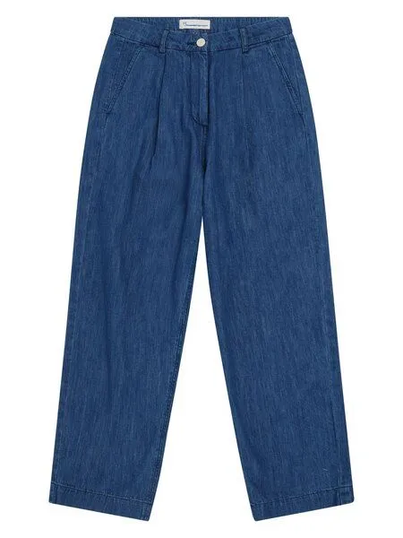 KnowledgeCotton Apparel KnowledgeCotton Apparel Lockere Denim-Hose Jeans aus Bio-Baumwolle, Blue, – Produktbild 2 von 2