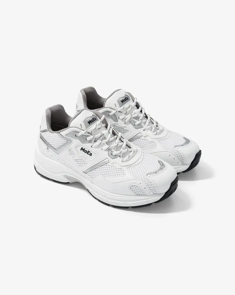 MoEa MoEa Herren vegan Sneaker Gen8 Mais Weiß Silber, Weiß, – Produktbild 1 von 2