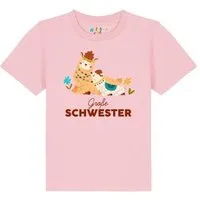 watabout kids watabout.kids T-Shirt Kinder Lama Große Schwester, Cotton pink, – Produktbild 1 von 1