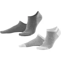 Living Crafts LIVING CRAFTS - Damen Sneaker-Socken, 2er-Pack - Grau (98% Bio-Baumwolle; 2% Elasthan), Nachhaltige Mode, Bio Bekleidung – Produktbild 1 von 1