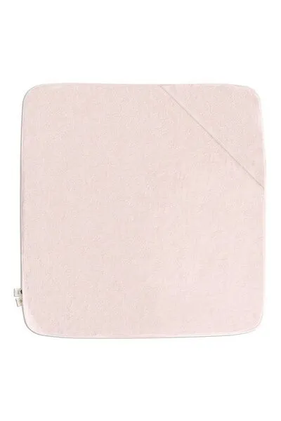 Leela Cotton Leela Cotton Baby Kapuzenhandtuch Badehandtuch in 3 Farben, Rosa, – Produktbild 1 von 4