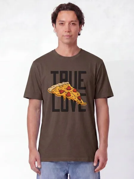 watapparel watapparel T-Shirt Unisex True Love, Mocha, – Produktbild 2 von 2