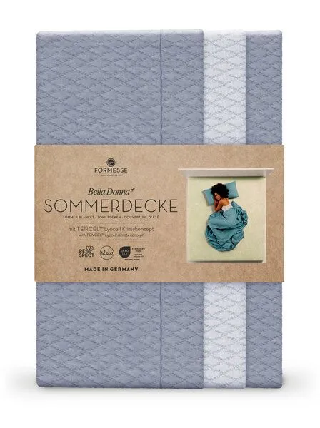 formesse formesse Bella Donna Sommerdecke 2 Größen, Jeansblau, – Produktbild 1 von 4
