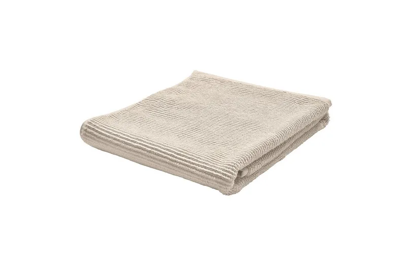 blomus Badematte -TUYO- Duschmatte, Fußmatte für Bad, Duschvorleger aus Baumwolle, 100% Baumwolle, Wohlfühloase, Weich & Saugfähig, extra Komfort, Beige, – Produktbild 2 von 4