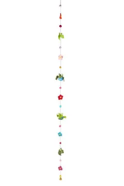 short'n'pietz short'n'pietz Langes Mobile mit Fröschen und Blumen, handgefilzt – Produktbild 1 von 1