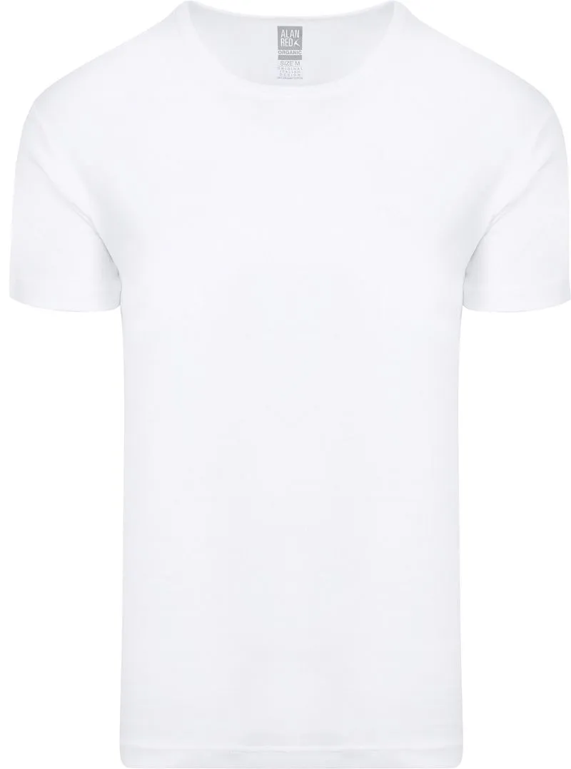 Alan Red Alan Red Copenhagen T-Shirt 2er-Pack, Weiß, – Produktbild 3 von 4