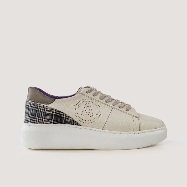 AGAZI AGAZI JANE - apple leather sneakers (vegan, plant-based), Green, – Produktbild 1 von 4