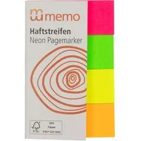 Memo memo Haftstreifen 'Neon Marker' 4 x 20 x 50 mm – Produktbild 1 von 1