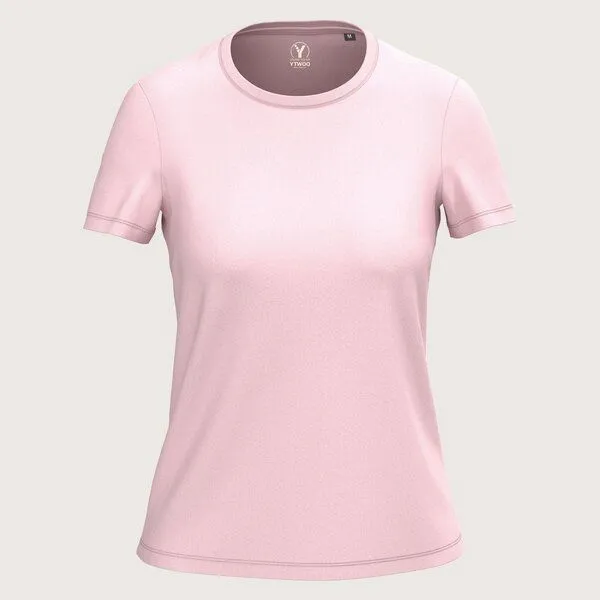 YTWOO YTWOO Regular Damen T-Shirt Light, Pale pink, – Produktbild 1 von 4