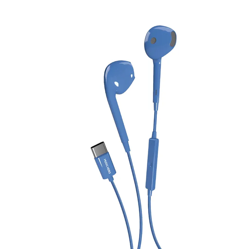 SBS SBS Tubb Kabelgebundene Ohrhörer mit USB-C-Anschluss, Blau, – Produktbild 1 von 1