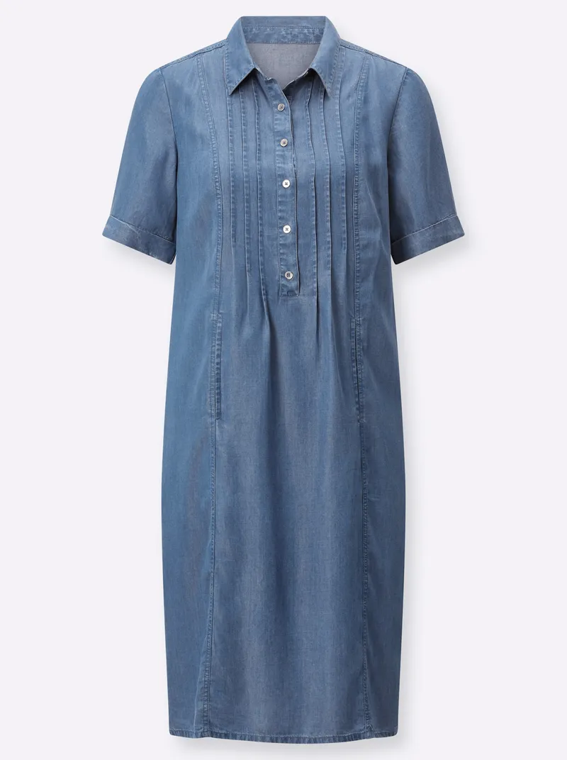 Witt Jeanskleid blue-bleached, Blue-bleached, – Produktbild 1 von 2