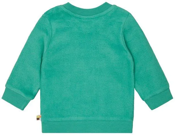 loud + proud loud + proud Babys & Kinder Fleece-Sweatshirt, GOTS-zertifiziert, Plant(grün), – Produktbild 1 von 2