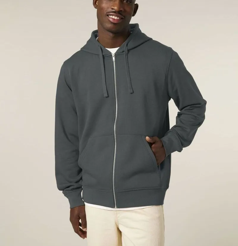UNIPOLAR UNIPOLAR Herren vegan Hoodie Mixon, Dunkelgrau, – Produktbild 1 von 2