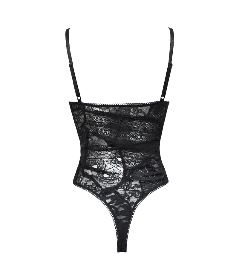Anekdot Anekdot Damen vegan Bouquet Body, Schwarz, – Produktbild 1 von 2