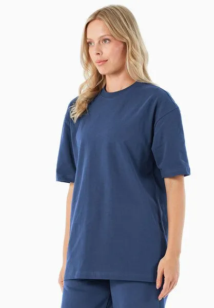 ORGANICATION ORGANICATION TUSSEM | Essentials Travel Unisex T-Shirt aus Bio-Baumwolle, Navy, – Produktbild 4 von 4