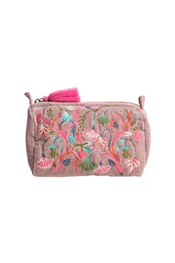 Tranquillo Kosmetiktasche VELVET MEADOW (GOTS) - klein - bunt – Produktbild 1 von 1