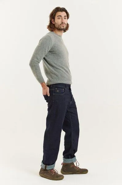 Flax and Loom Flax and Loom Regular Fit Jeans Satch, Rinse (blau), – Produktbild 7 von 8