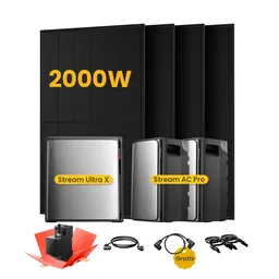 EcoFlow EcoFlow Stream Ultra X, All-in-One Speicher für Balkonkraftwerke, mit 4 x 500 Bifaziale Solarmodule, by Powerness - Stream Ultra X + 2 x Stream AC Pro | 7680Wh / Gratis Smart Meter / Selbstabholung – Produktbild 1 von 1