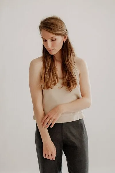 Marenika Marenika Top EMMA aus Lyocell, Beige, – Produktbild 2 von 4