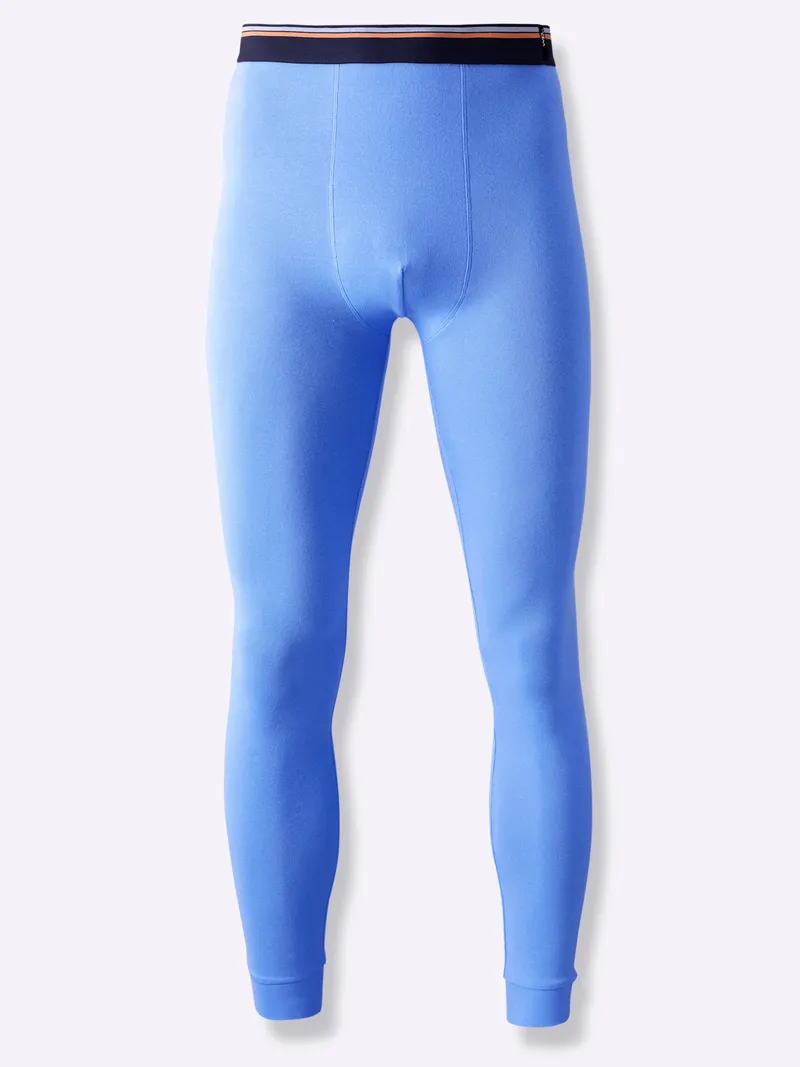 wäschepur men Hose lang marine + himmelblau, Marine + himmelblau, – Produktbild 2 von 2