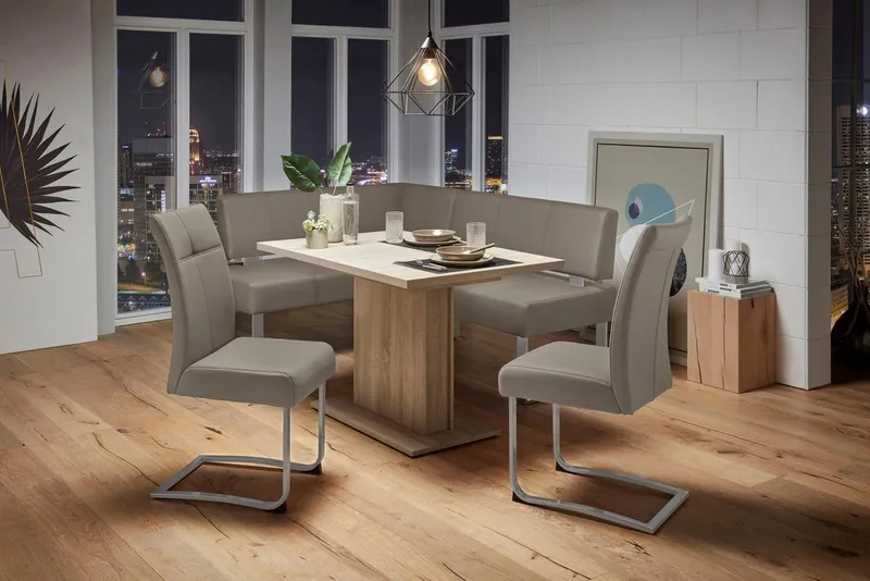 OTTO home Eckbank Rab, in 2 Breiten (180 oder 200 cm), Bezug in verschiedenen Qualitäten, Beige, – Produktbild 3 von 5