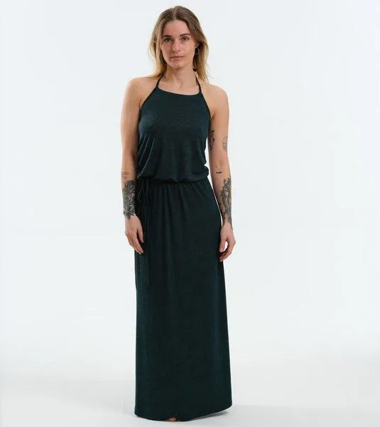 Gary Mash GARY MASH Neckholder Kleid Sebeka aus softem LENZING ECOVERO Mix, Grün, – Produktbild 1 von 4