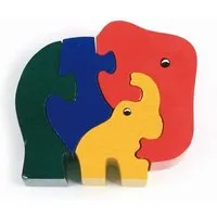El Puente El Puente Puzzle "Elefanten" | Fair Trade & Handmade aus Sri Lanka – Produktbild 1 von 1