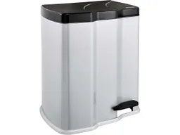 Keeeper keeeper Abfall-Treteimer 'Gunnar' mit 2 Einsätzen, 7 und 15 l, silber – Produktbild 1 von 1