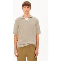 ARMEDANGELS ARMEDANGELS BOUCLE Herren Polo aus Bio-Baumwoll Mix, Sandstone, – Produktbild 1 von 1
