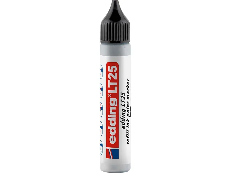 Edding Edding Nachfülltinte "LT 25" Lackmarker, 25ml, Silber, – Produktbild 1 von 1