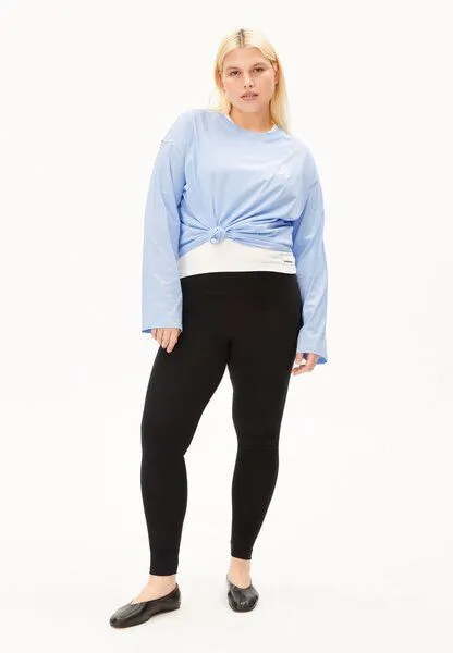 ARMEDANGELS ARMEDANGELS FARIBAA LOGO - Damen Leggings aus Bio-Baumwoll Mix, Black, – Produktbild 5 von 5