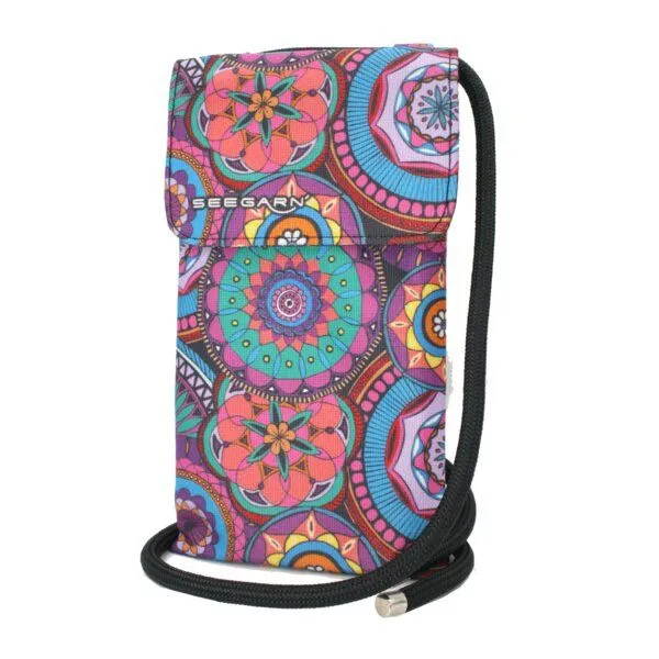 Seegarn Seegarn Handytasche / Umhängetasche (MB02), K3 - kordel schwarz, – Produktbild 1 von 3