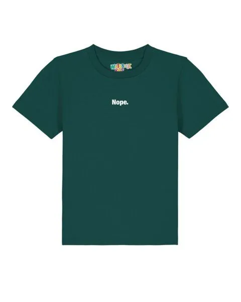 watabout.kids watabout.kids T-Shirt Kinder Nope, Glazed green, – Produktbild 1 von 2