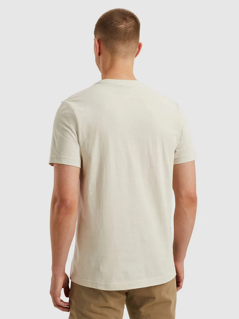 PME Legend PME Legend Jersey Logo T-Shirt Ecru, Beige, – Produktbild 4 von 5