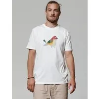 watapparel watapparel T-Shirt Vogel, Off white, – Produktbild 1 von 1