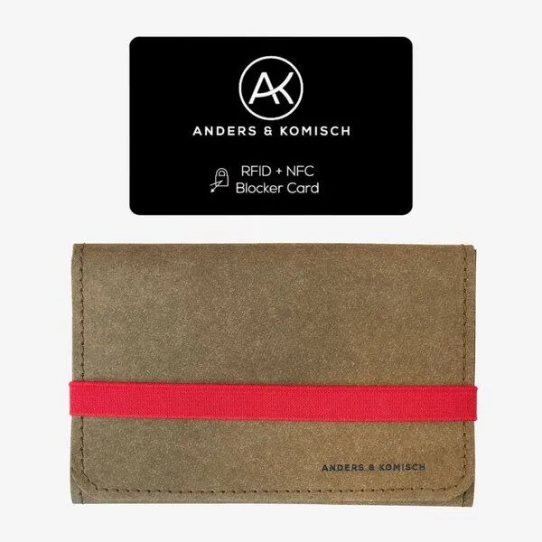 ANDERS & KOMISCH ANDERS & KOMISCH Mittelgroßes Portemonnaie mit RFID Schutz - KOMPAKT, Rot, – Produktbild 2 von 6