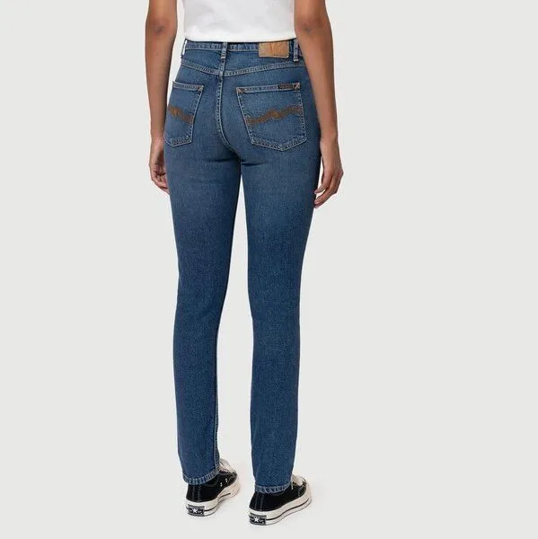 Nudie Jeans Nudie Jeans Jeans Mellow Mae, Blau, – Produktbild 2 von 3