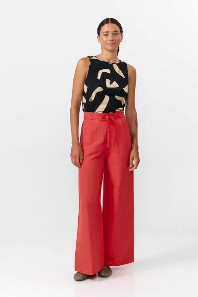 SUITE13LAB Suite13lab Damenhose RAMALA, Rot, – Produktbild 2 von 3