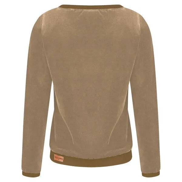 Frija Omina Frija Omina Bio Nicki Pullover Onne, Cinder/graubraun (grau), – Produktbild 3 von 4