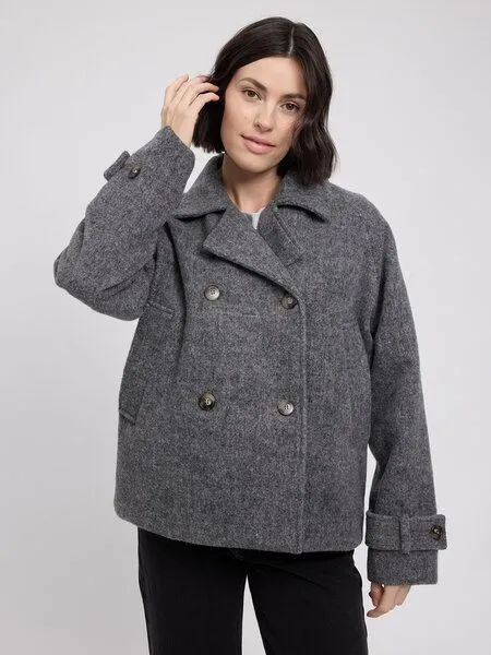 Mazine Mazine Vegan Wool Peacoat, Anthracite mel, – Produktbild 3 von 3
