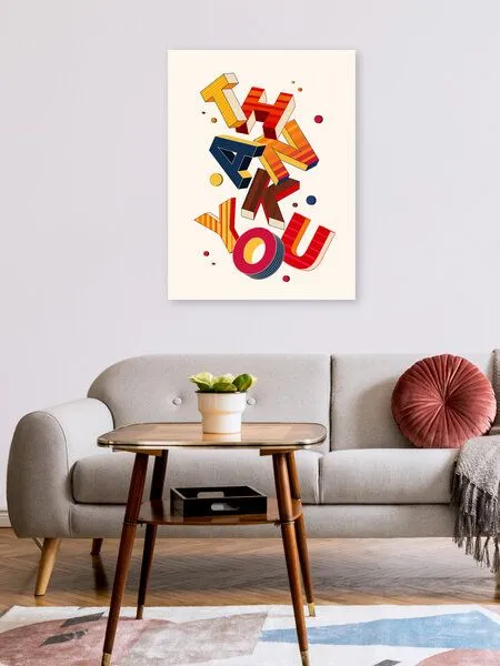 Photocircle Photocircle Poster / Leinwandbild - THANK YOU – Produktbild 2 von 4