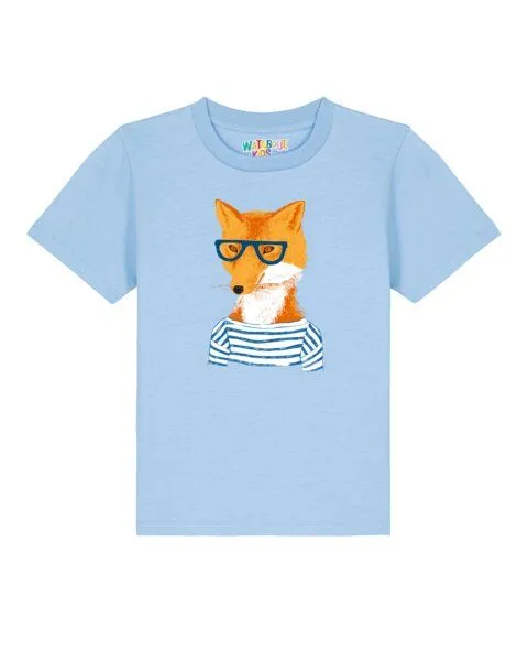 watabout.kids watabout.kids T-Shirt Kinder Fuchs, Blue soul, – Produktbild 1 von 2