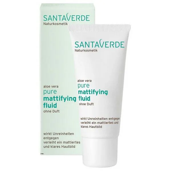 Santaverde Gesellschaft für Naturprodukte Santaverde Gesellschaft für Naturprodukte pure mattifying fluid ohne Duft – Produktbild 1 von 1